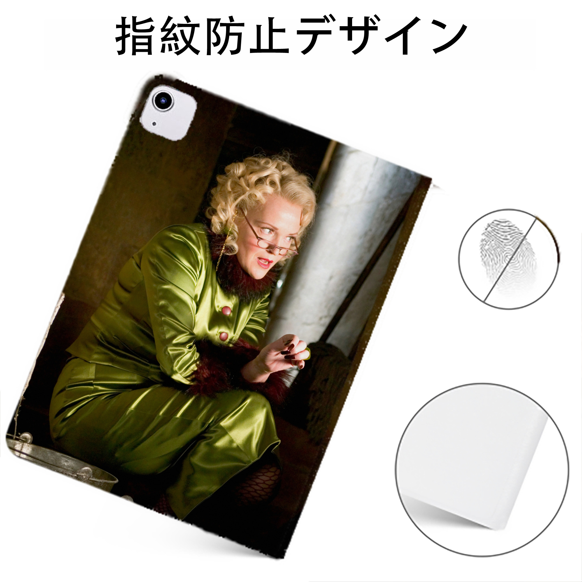 （画像用） Harry Potter ハリー・ポッターシリーズ IPadケース ペンホルダー付き ブックスタイルデザイン